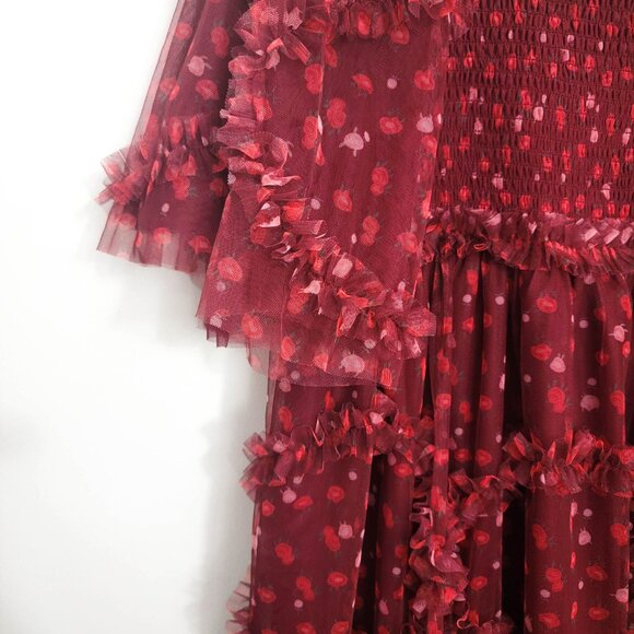 Jessakae Ever After Maxi Dress in Burgundy 2X NWT - Picture 6 of 10